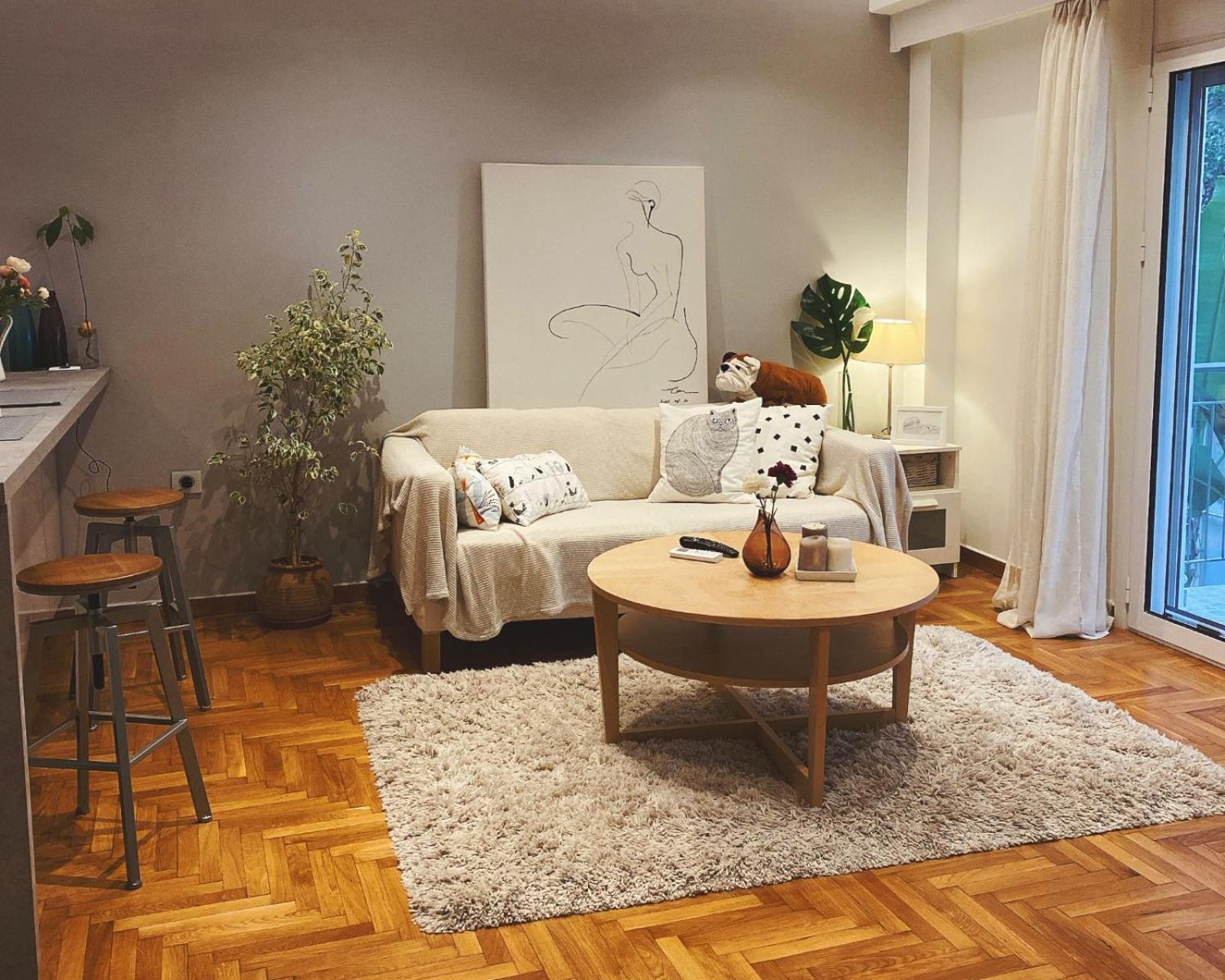 Cozy Newly Renovated 1 Bedroom Apartment In The Heart Of Athena Bagian luar foto